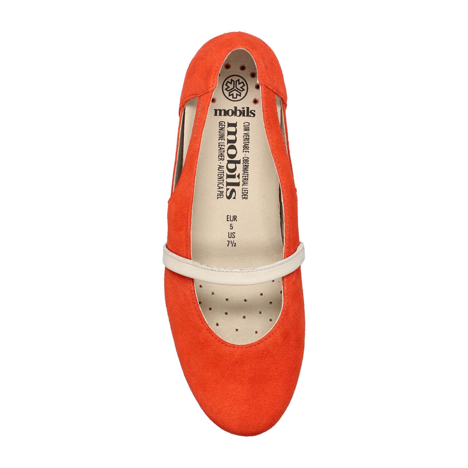 Ballerines femme modèle Samya Orange - Mephisto